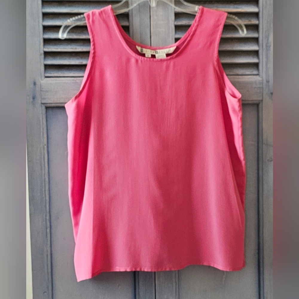 NWOT Design Assets Silk Pink Tank Top